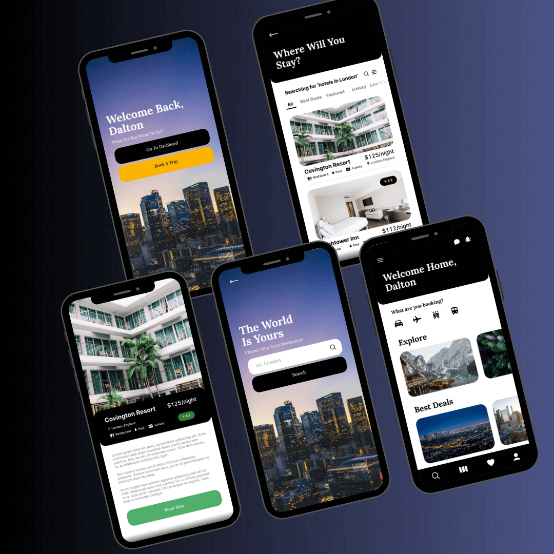 Mobile Condor App Travel Dalton Green UX UI (1)